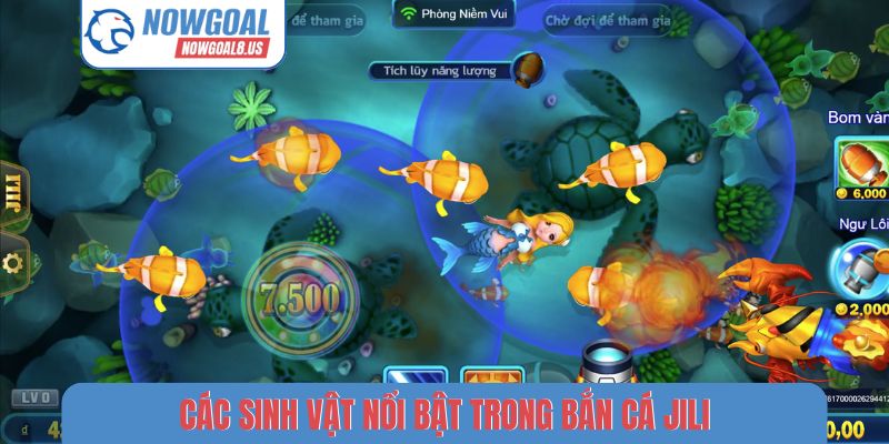 Bắn Cá JILI - Top 3 Bí Kíp Săn Boss Khủng Cho Người Mới Các sinh vật nổi bật trong bắn cá JILI
